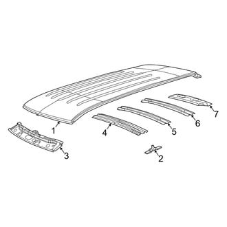 Jeep OE - Roof & Components (W/O Sunroof), (MP Body Code)