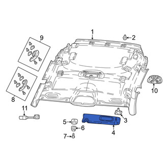 Jeep OE - Left Sun Visor