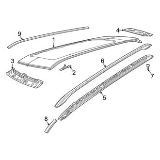 Jeep OE - Roof & Components (With Sunroof), (MP Body Code)