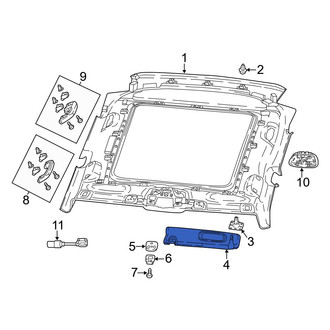 Jeep OE - Right Sun Visor