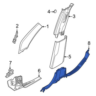 Jeep OE - Rear Left Door Sill Plate
