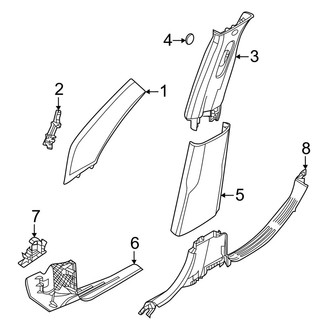 Jeep OE - Pillars, Rocker & Floor - Interior Trim