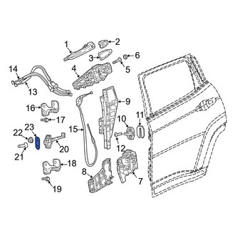 Jeep OE - Door Check Gasket