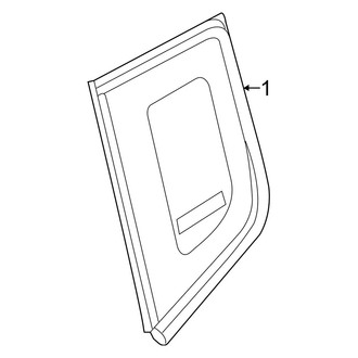 Jeep OE - Quarter Panel - Glass