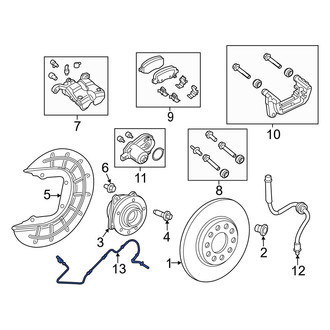 Jeep OE - Front ABS Wheel Speed Sensor