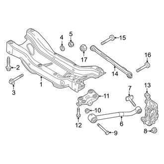 Jeep OE - Rear Suspension - Suspension Components (FWD)