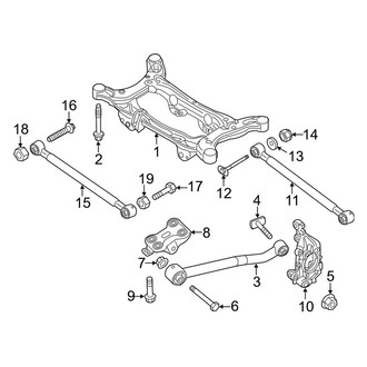 Jeep OE - Rear Suspension - Suspension Components (AWD)