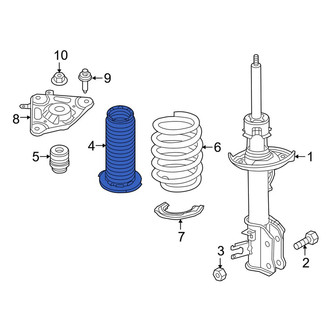 Jeep OE - Rear Suspension Strut Bellows