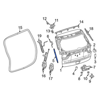 Jeep OE - Left Liftgate Lift Support
