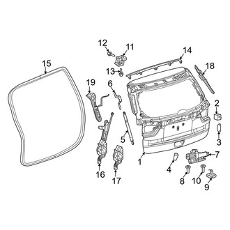 Jeep OE - Lift Gate - Gate & Hardware