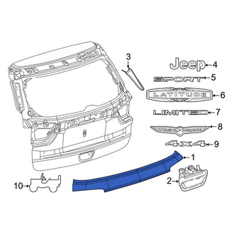 Jeep OE - Rear Liftgate Finish Panel