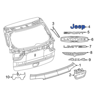Jeep OE - Rear Hatch Emblem