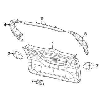 Jeep OE - Lift Gate - Interior Trim
