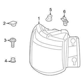 Jeep OE - Rear Lamps - Tail Lamps (With LED), (MP Body Code)