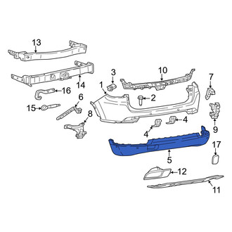 Jeep OE - Front Upper Bumper Cover