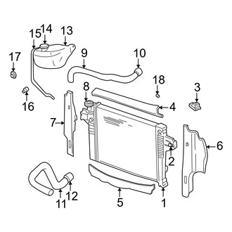 Jeep OE - Cooling - Radiator & Components (2.4L)