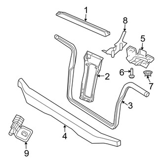 Jeep OE - Radiator Support (3.7L)