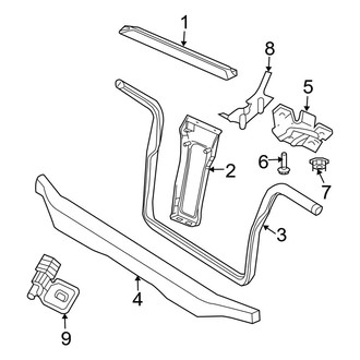 Jeep OE - Radiator Support (2.8L)