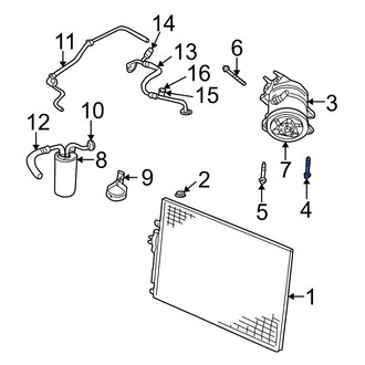 Jeep OE - Lower Alternator Bracket Bolt