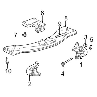 Jeep OE - Engine & Transmission Mounting (2.4L)