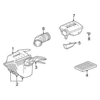 Jeep OE - Engine - Air Inlet (Limited / Renegade / Sport 3.7L)
