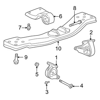 Jeep OE - Engine & Transmission Mounting (4WD Standard Tr)
