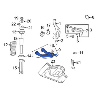 Jeep OE - Front Left Lower Suspension Control Arm