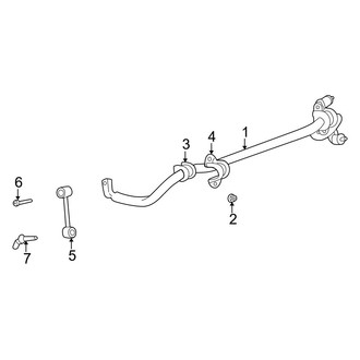 Jeep OE - Front Suspension - Stabilizer Bar & Components