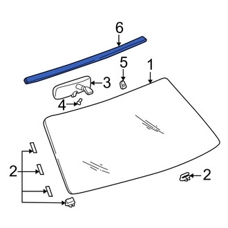 Jeep OE - Front Windshield Molding