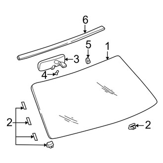 Jeep OE - Windshield - Glass