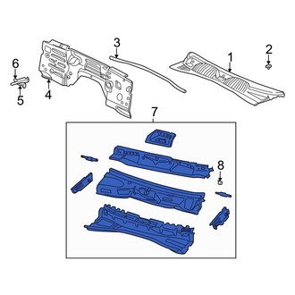 Jeep OE - Cowl Plenum Panel