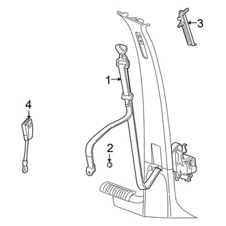Jeep OE - Restraint Systems - Front Seat Belts