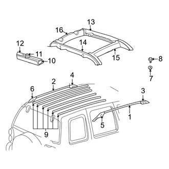 Jeep OE - Roof - Luggage Carrier