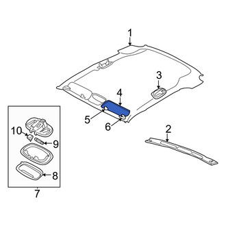 Jeep OE - Left Sun Visor