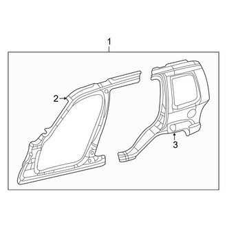 Jeep OE - Pillars, Rocker & Floor - Uniside