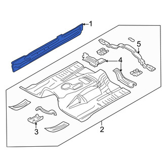 Jeep OE - Right Inner Rocker Panel