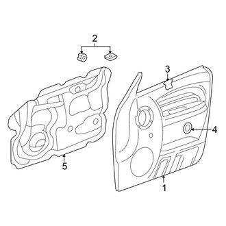 Jeep OE - Front Door - Interior Trim