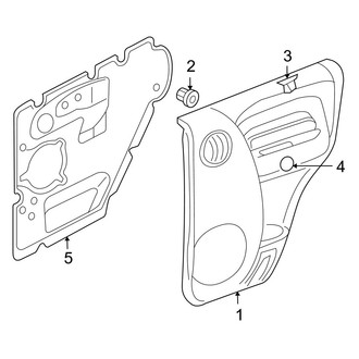 Jeep OE - Rear Door - Interior Trim