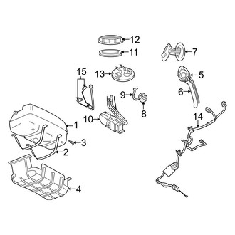 Jeep OE - Fuel System Components (2.8L)