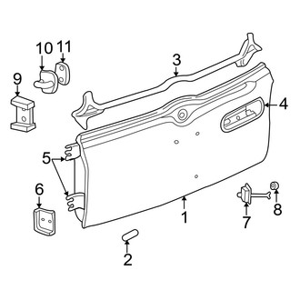 Jeep OE - Tail Gate - Gate & Hardware