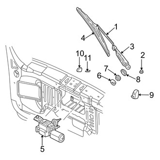 Jeep OE - Tail Gate - Wiper & Washer Components