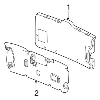 Jeep OE - Tail Gate - Interior Trim