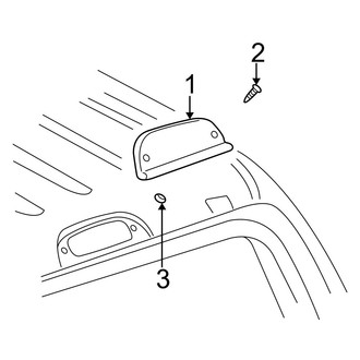 Jeep OE - Rear Lamps - High Mount Lamps