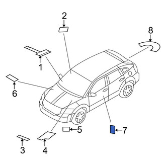 Jeep OE - Tire Information Label