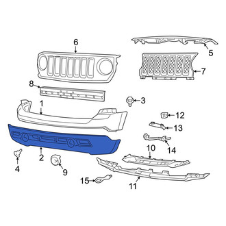 Jeep OE - Front Lower Bumper Cover