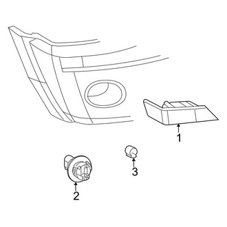 Jeep OE - Front Lamps - Park & Signal Lamps