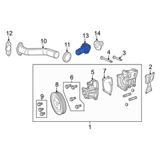 Jeep OE - Upper Engine Coolant Thermostat Housing