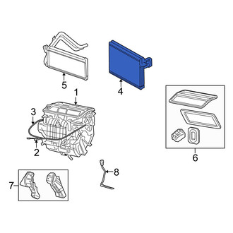 Jeep OE - A/C Evaporator Core