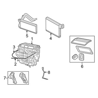 Jeep OE - Air Conditioner & Heater - Evaporator & Heater Components