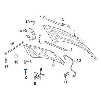 Jeep OE - Front Hood Stop Buffer